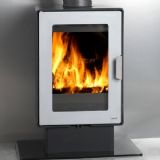 EX-DISPLAY Logfire LF6 silver Stove was 1600 now 990